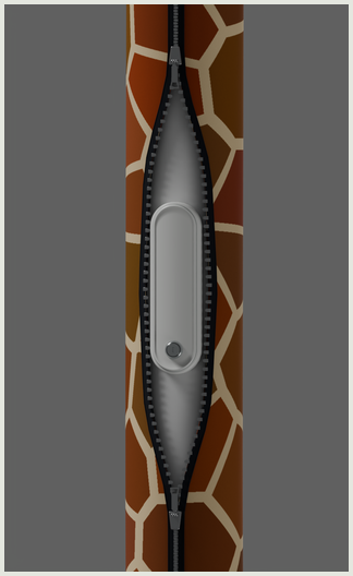 Approved Giraffe r02 native sleeve pattern and complete zipper/tab detail