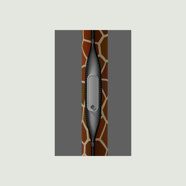 Giraffe — pārvalka dizaina detaļa