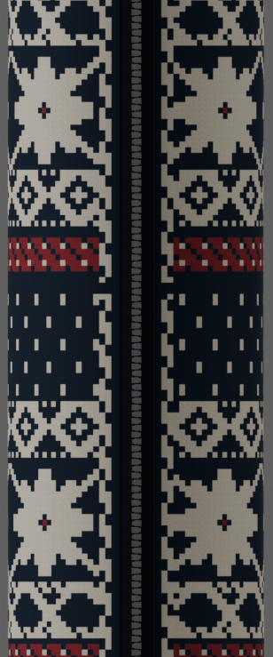 Native Winter Nordic Knit — Nordic Navy artwork detail
