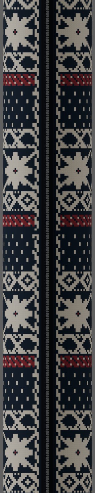 Native Winter Nordic Knit — Nordic Navy artwork detail