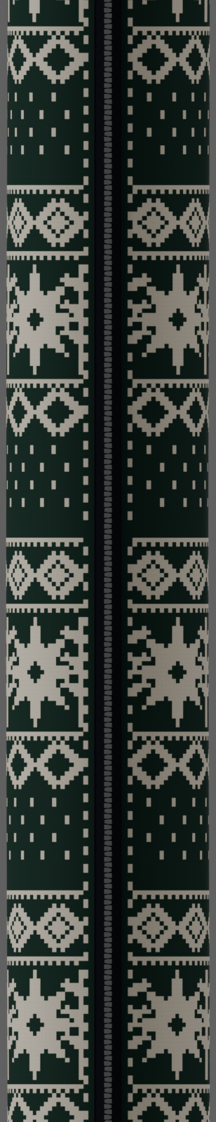 Native Winter Nordic Knit — Fjord Green artwork detail