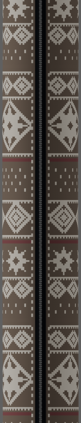 Native Winter Nordic Knit — Soft Taupe artwork detail