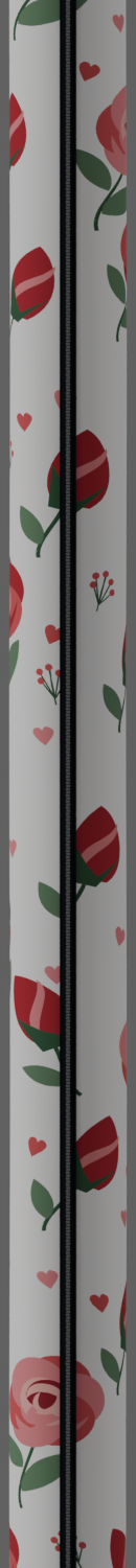 Native Valentine Rose artwork detail