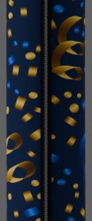 Native Graduation — Blue & Gold artwork detail