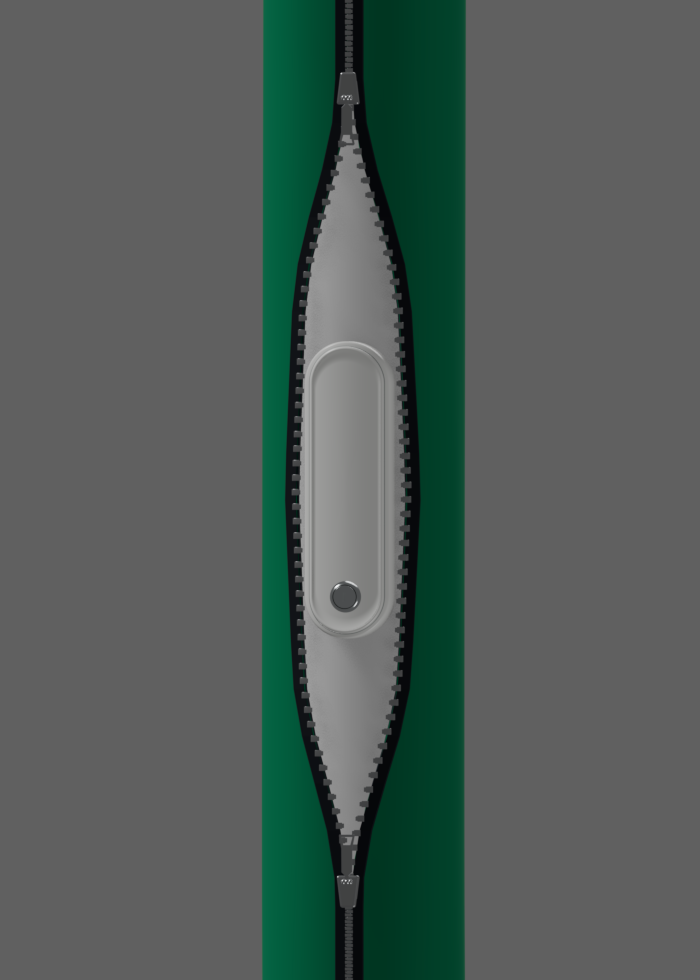 Native Emerald Green sleeve detail