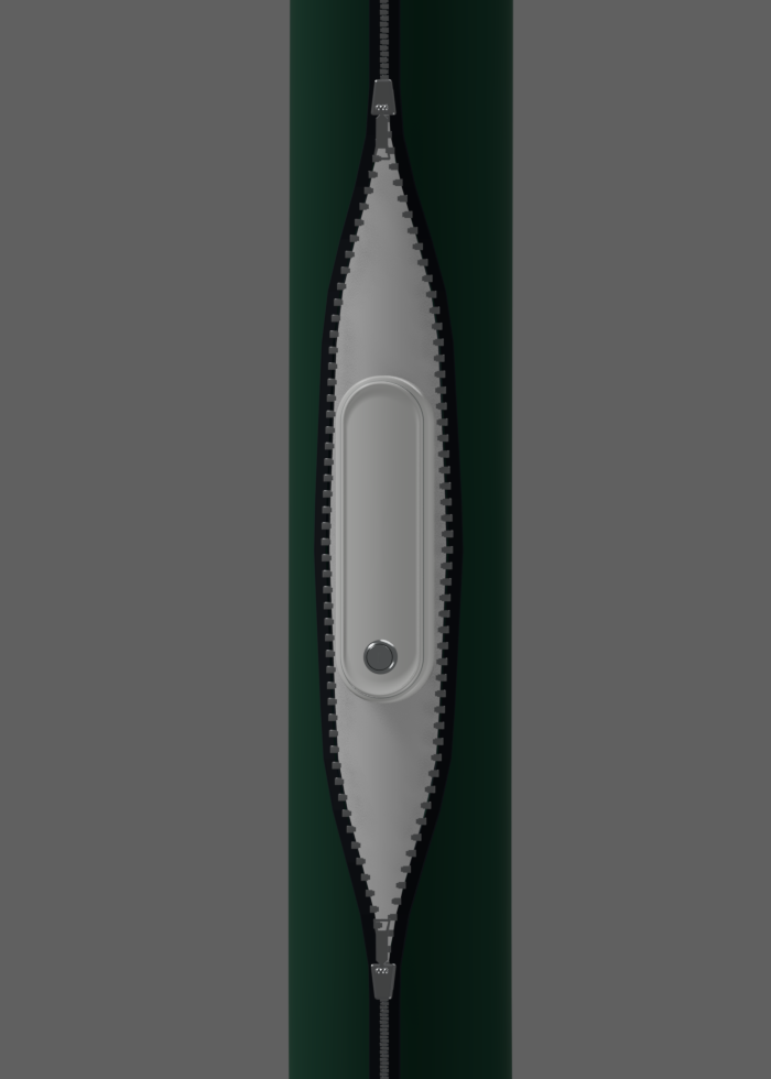 Native Forest Green sleeve detail