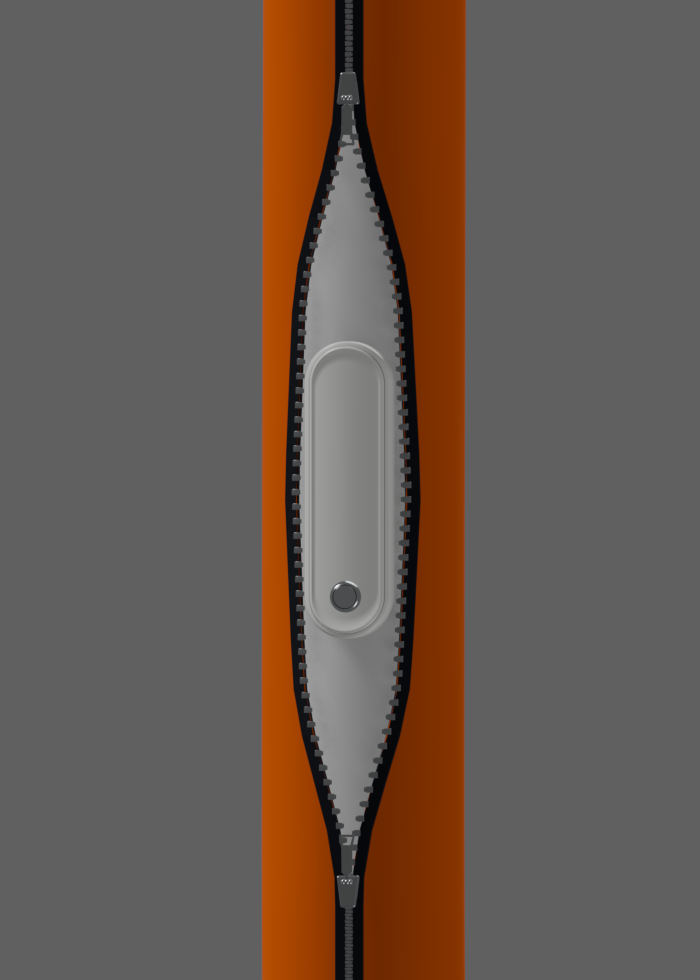 Native Warm Orange sleeve detail