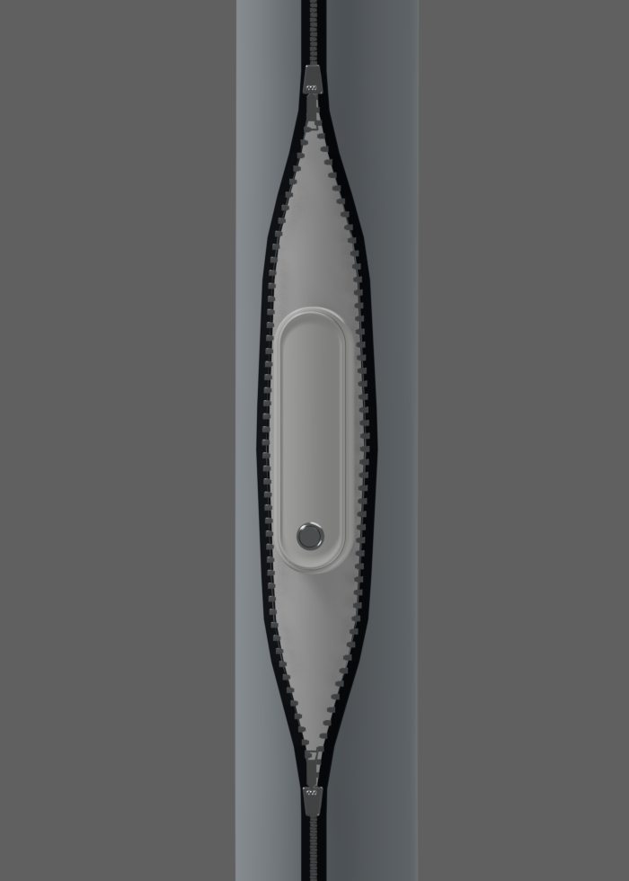 Native Silver Gray sleeve detail